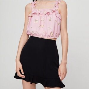 ARITZIA Sunday Best Hadden Skirt In Black